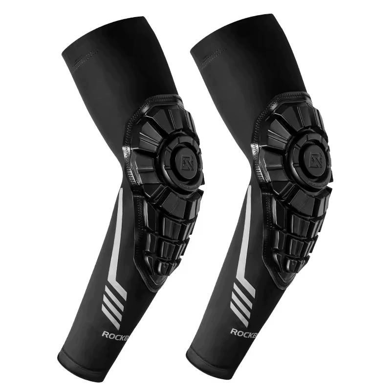 Cyklistické návleky na ruce, chránič loktů Rockbros UPF50+ 0031001 (XT067) L