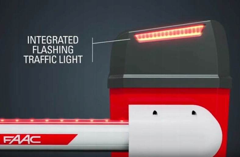 SZLABAN FAAC B614 z ramieniem 5m do pracy ciągłej Marka Faac