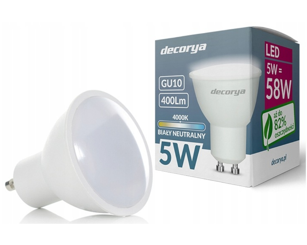 4xOŚWIETLENIE SZYNOWE REFLEKTOR BIAŁY +ŻARÓWKA Kod producenta BK-GU10-1F