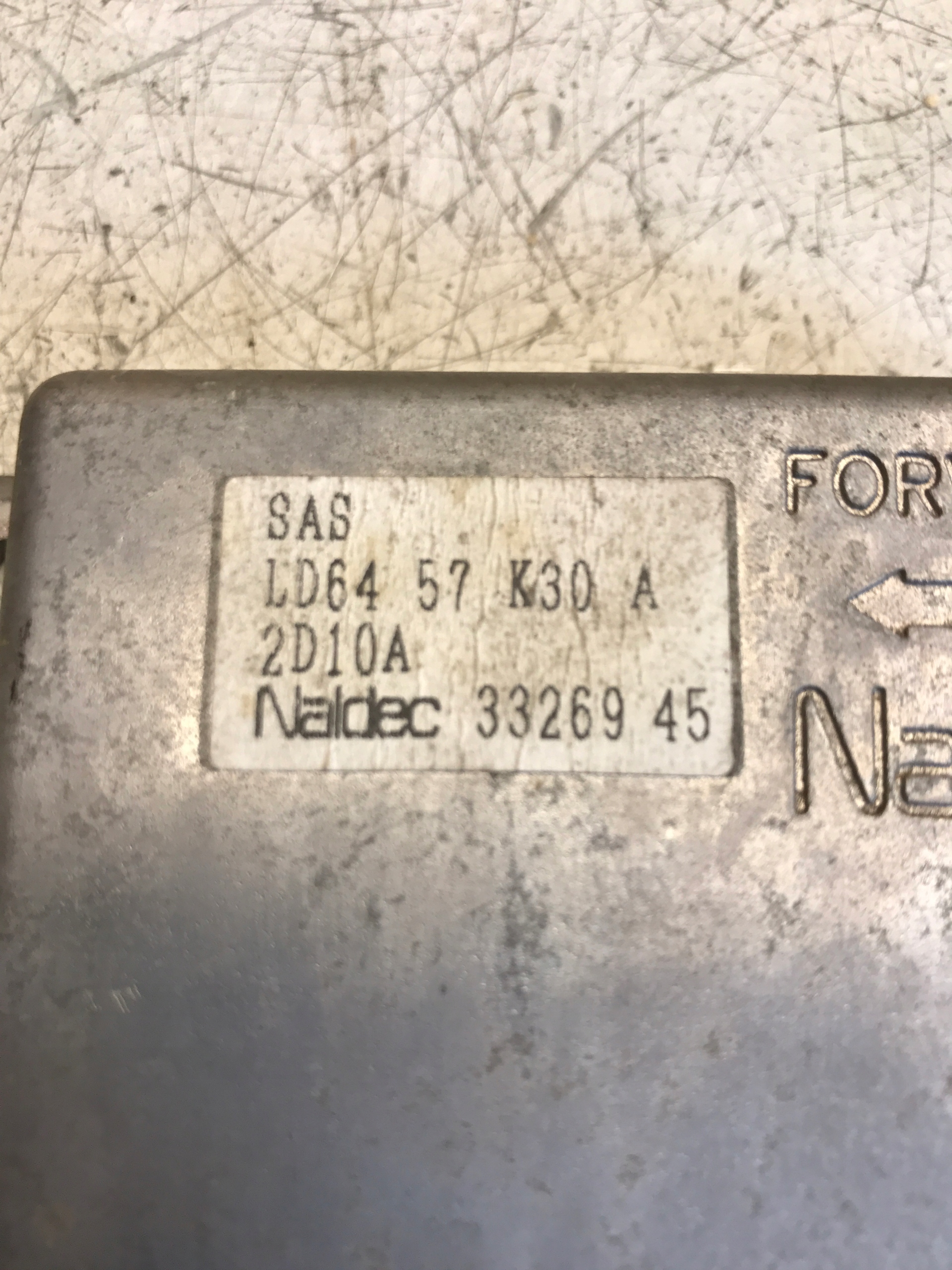 module SENSOPR airbag MAZDA MPV LD6457K30A