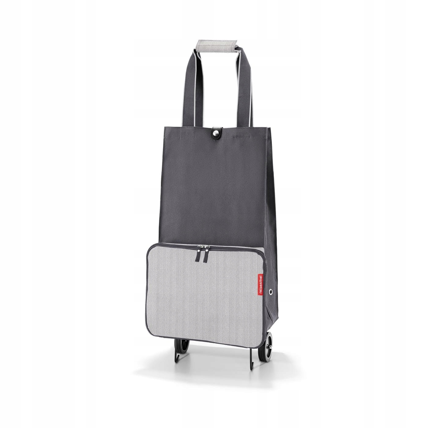 Kočárek Foldabletrolley, herringbone grey, Reisenthel
