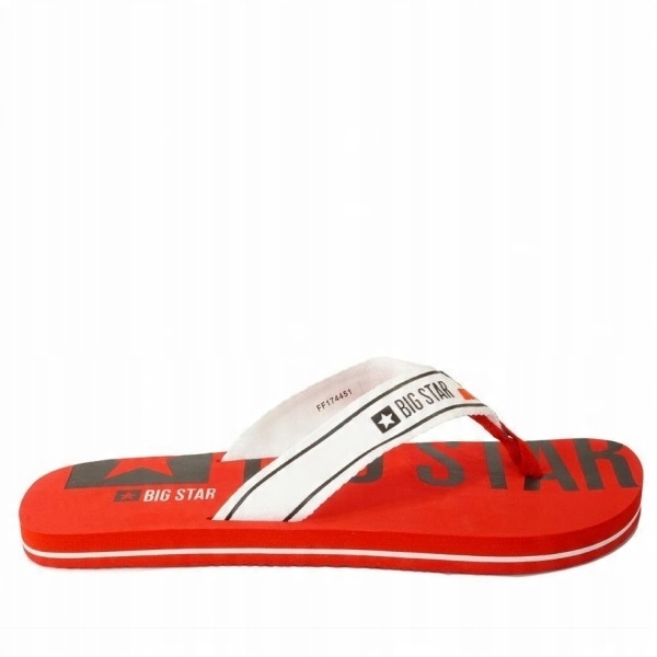 

Klapki Big Star japonki Czerwone FF174451 42