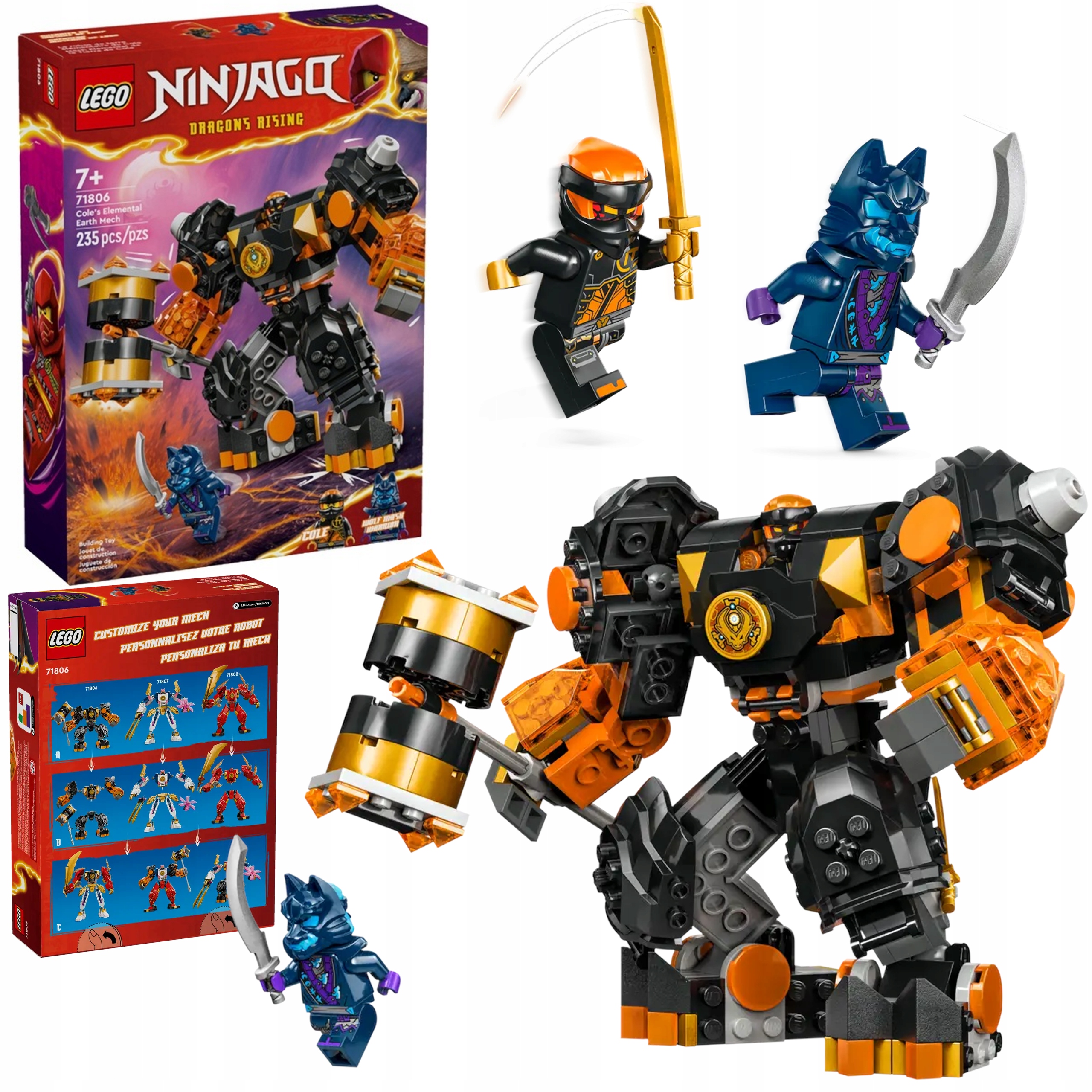 Lego Ninjago 71806 Mech żywiołu ziemi Cole’a