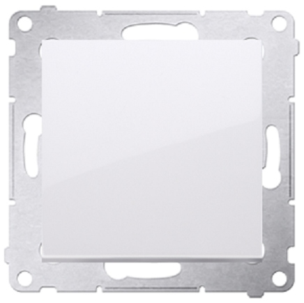 SIMON 54 Przycisk pojedynczy zwierny biały