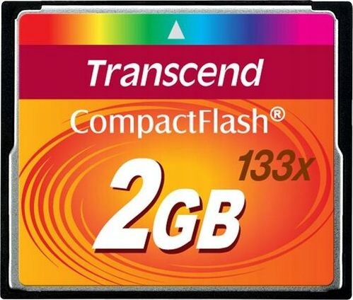 Karta pamięci Transcend 133x Compact Flash 2 GB TS2GCF133
