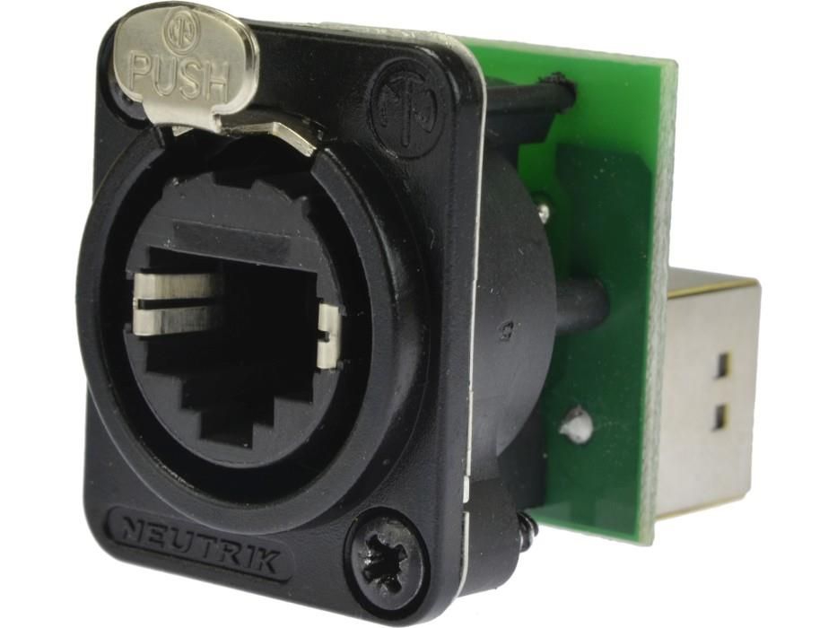 

Neutrik NE8FDP-B RJ45 złącze tablicowe podwójne