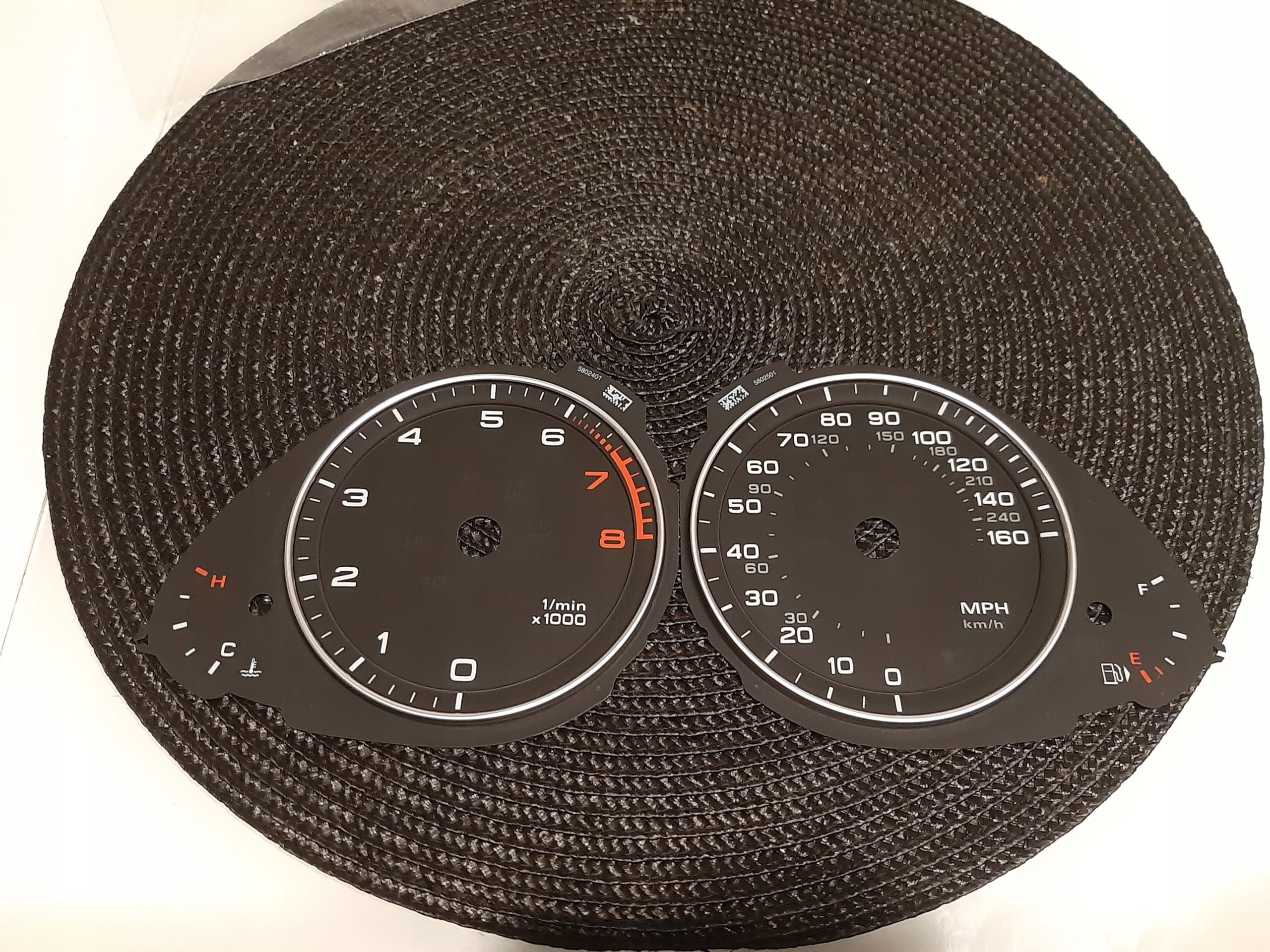 Tarcze licznika Audi A4 B8, Audi Q5 USA