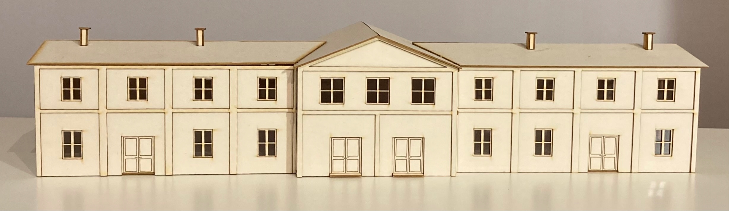 Nádraží H0 1:87 slepeno