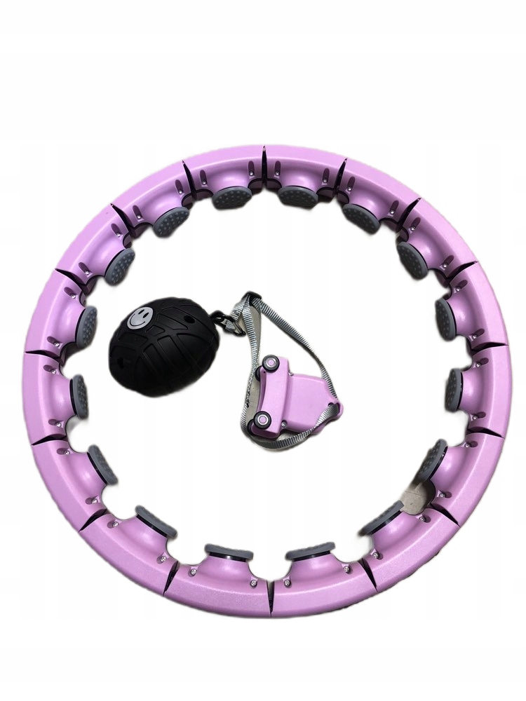Regulowany Hula Hoop Fitness Z Obciążeniem Fioletowy