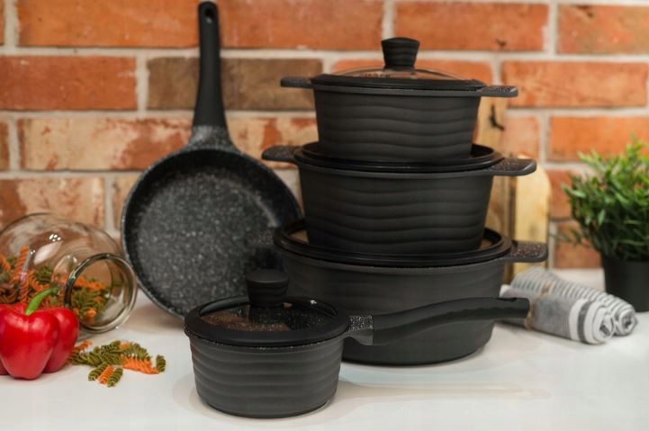 Zestaw garnków Zilner Wave Series 11 ele. ZL-8513