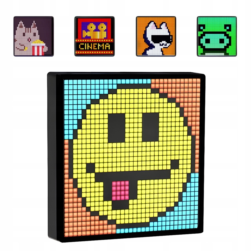 Programovatelná Led Pixelová Lampa Rgb Pixel Art Ovládání App Diy 32*32