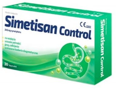 

Simetisan Control na wzdęcia jelita gazy 30 kaps.