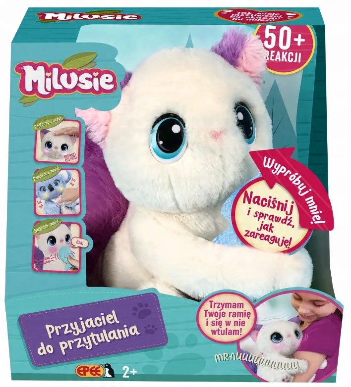 

Milusie Interaktywny Kotek Światło i Dźwięk 03950