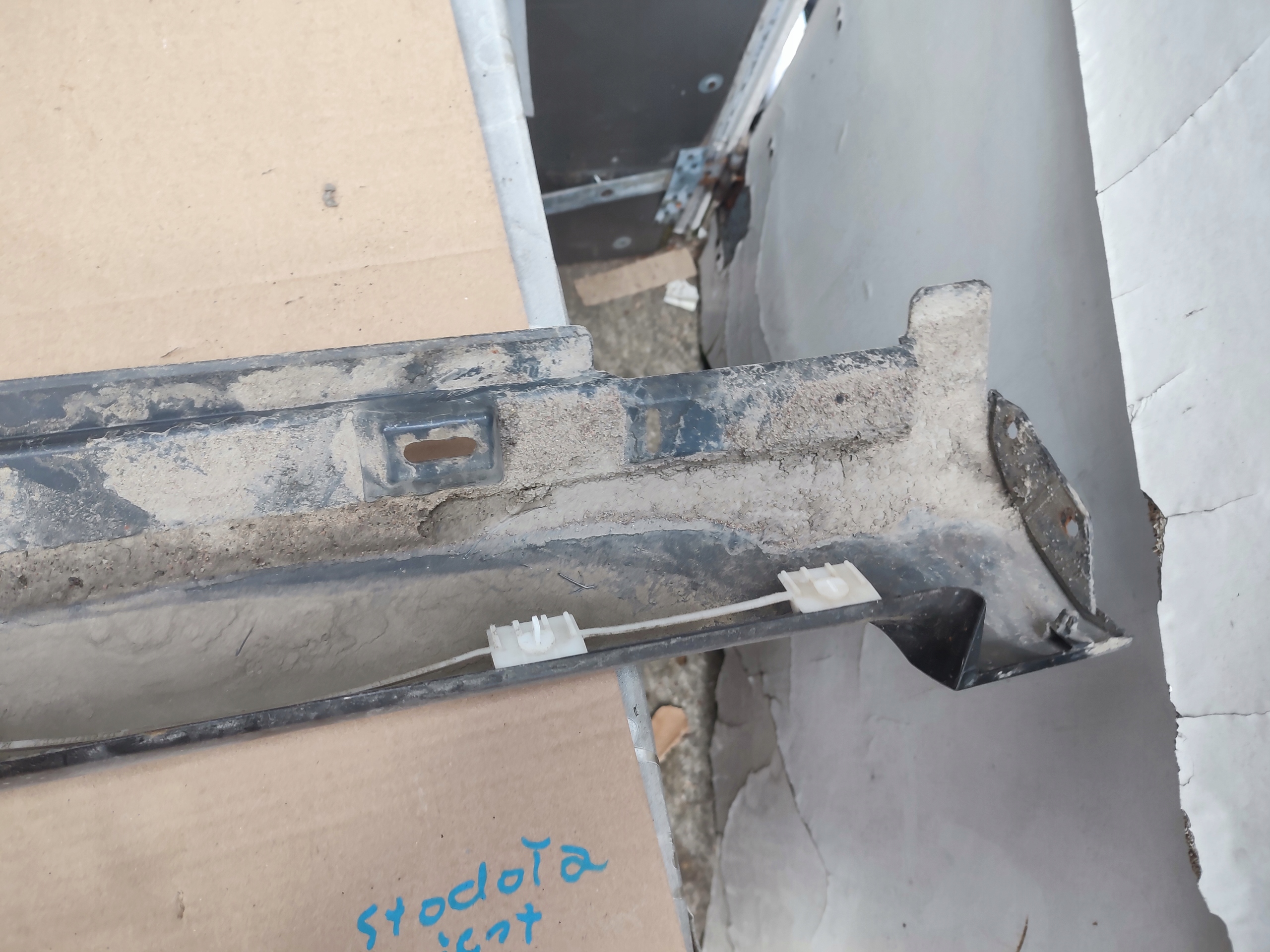 moulding threshold right volkswagen passat B7 LK7X