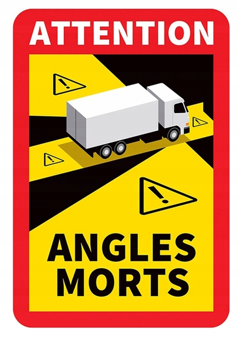 Naklejka Angles Morts Martwe Pola Tir Francja