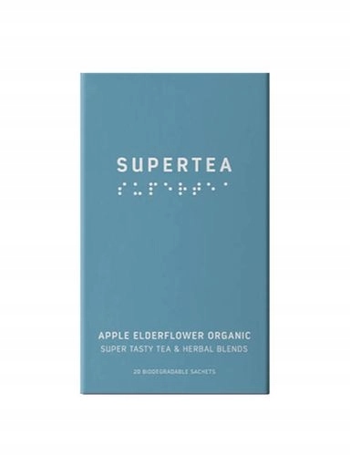 Levně Čaj, elderflower organic, 20 sáčků