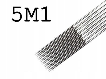 

5M1 Magnum Igły Do Tatuażu 0,35mm 5szt. Igła