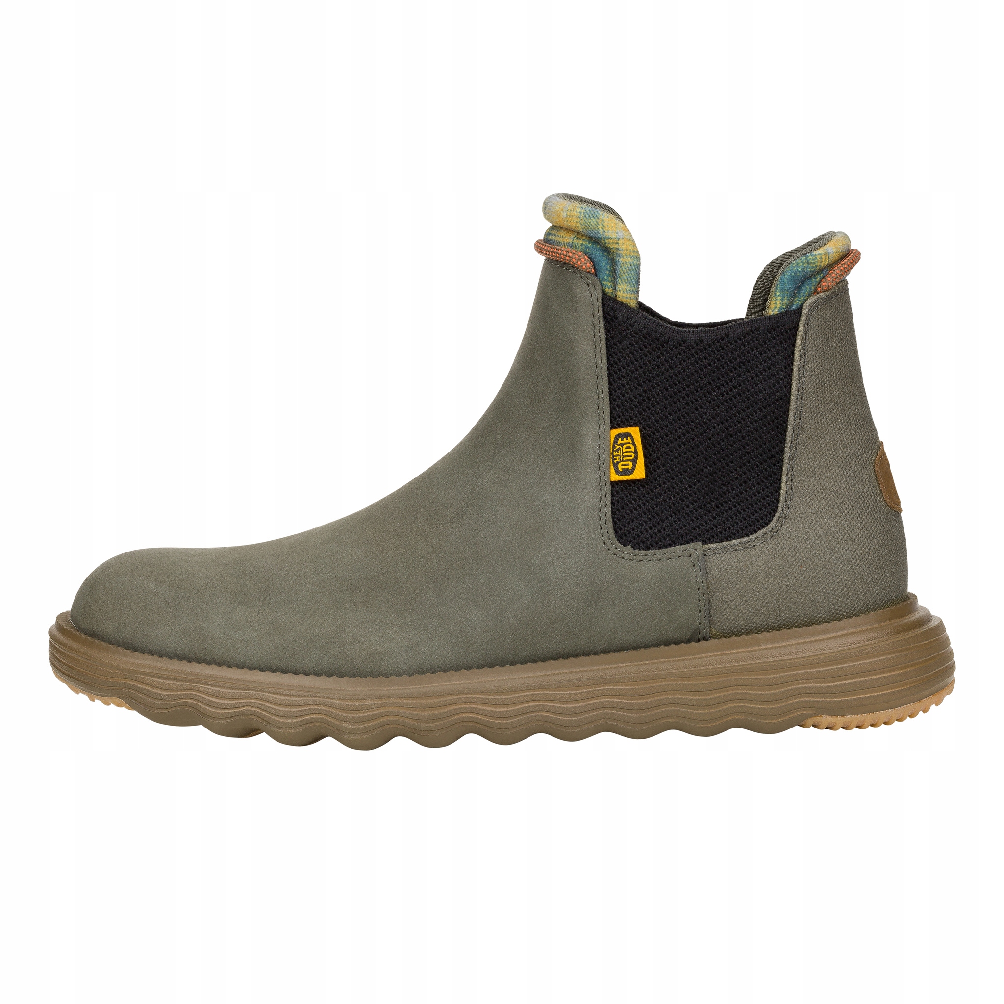 Pánské boty Kožené kozačky HeyDude Branson Classic 41