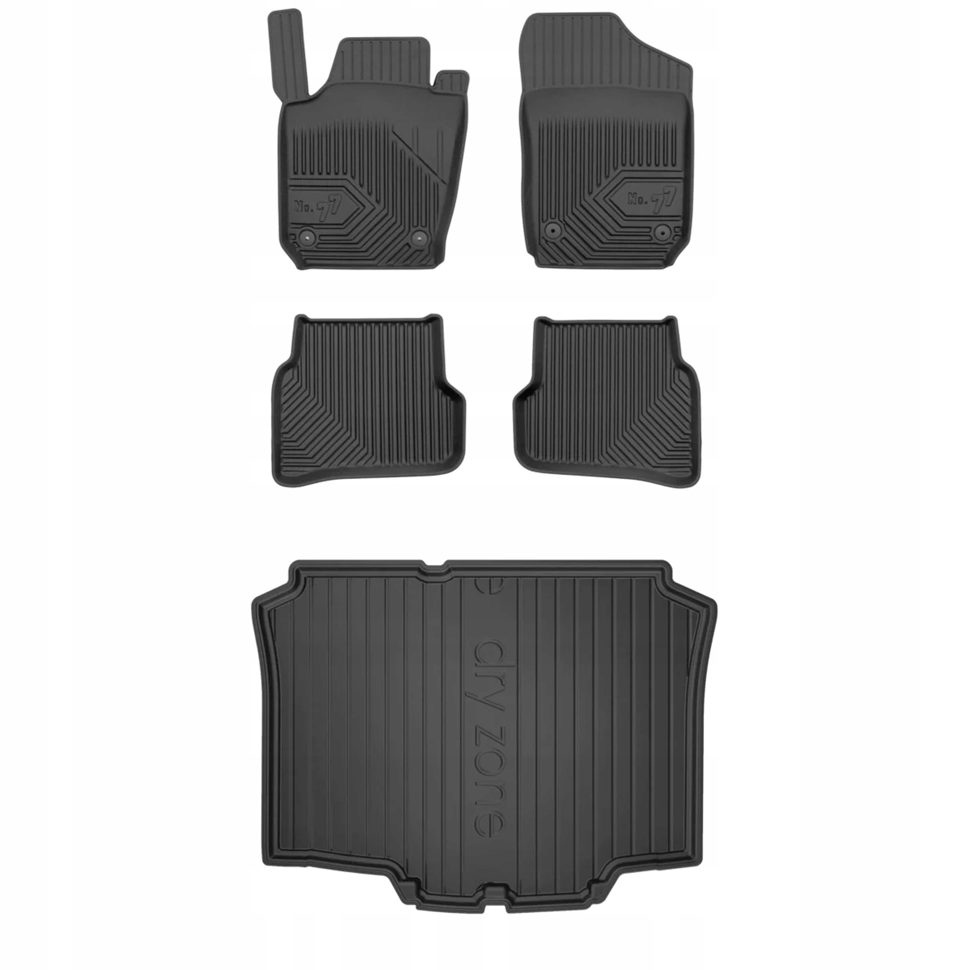 Gumová sada koberčekov a rohoží Seat Ibiza IV 2008-2017