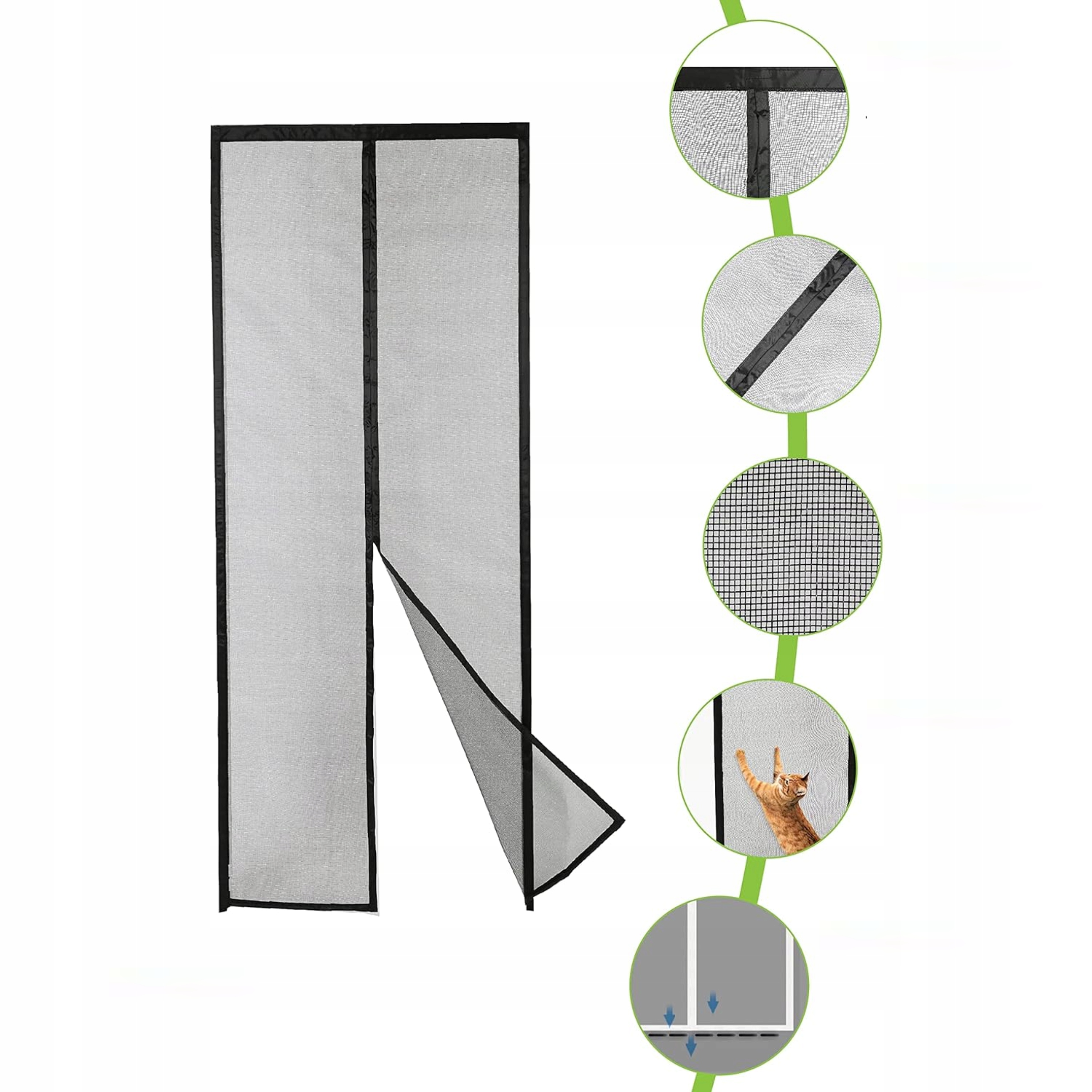 Moskytiéra na dveře 70 cm x 200 cm