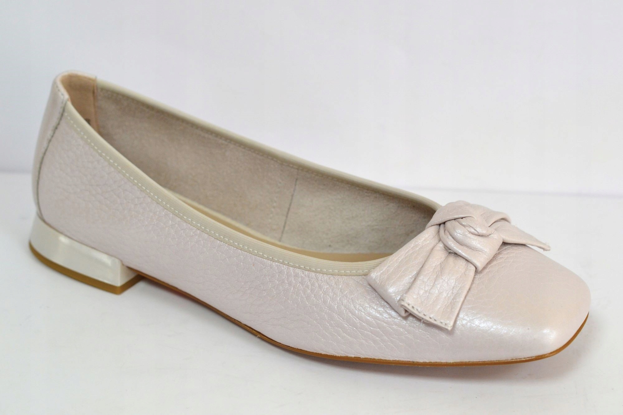 Caprice 22105-42 Perlové Baleríny Z Jelení Kůže Vel. 37