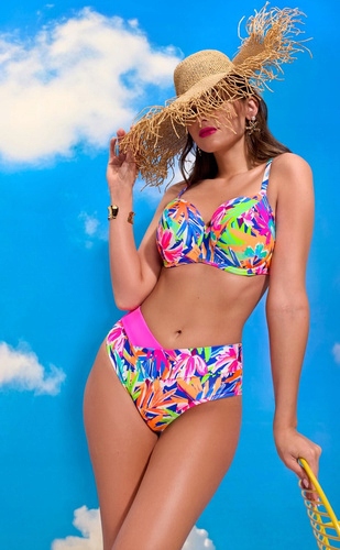 Ava Plavková Podprsenka Sk 243 80E Tropical Splash