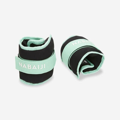 Obciążone opaski do gimnastyki w wodzie Nabaiji 2 x 0,5 kg