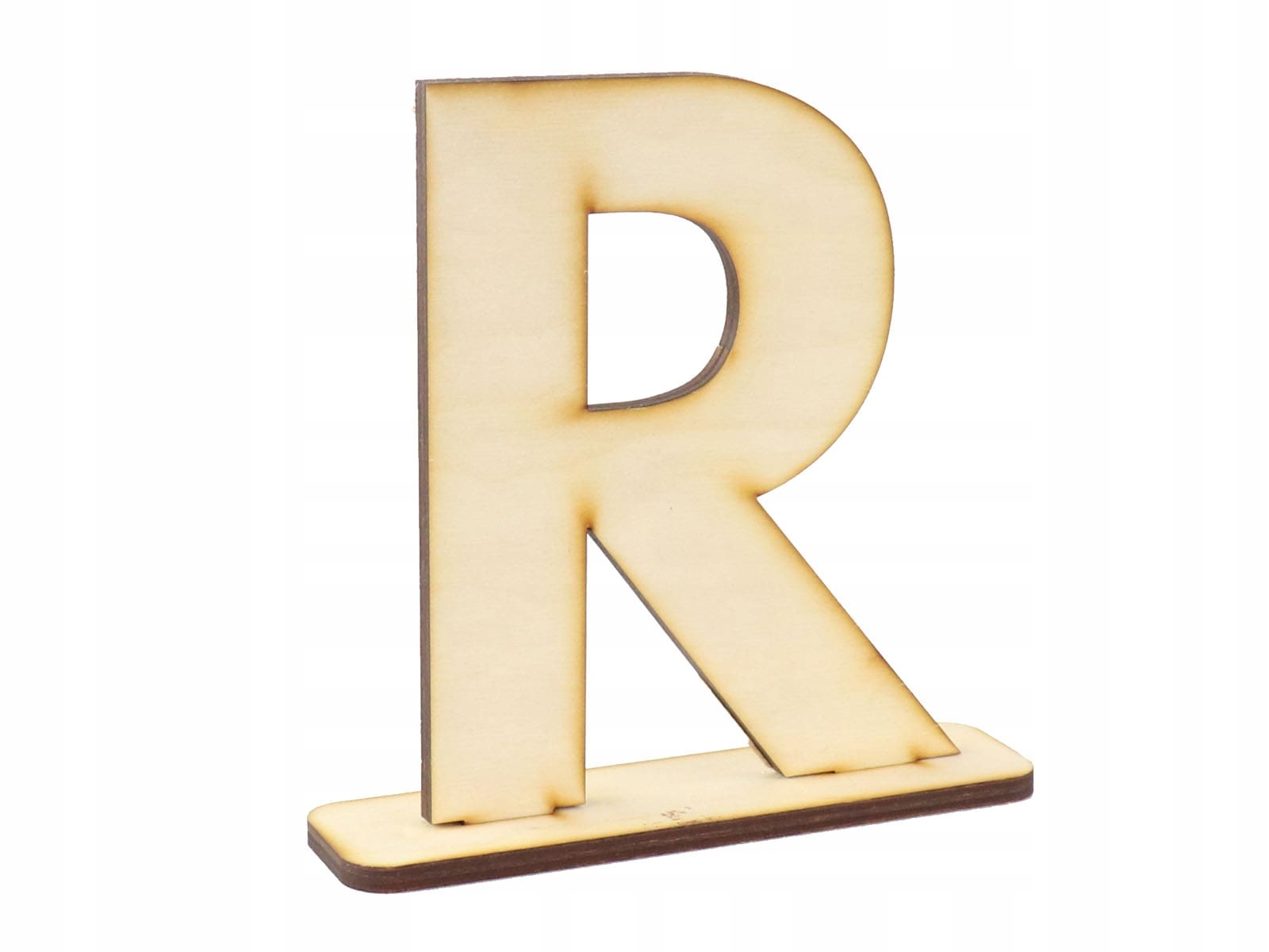 

Drewniana literka litera R - dekoracja 15 cm