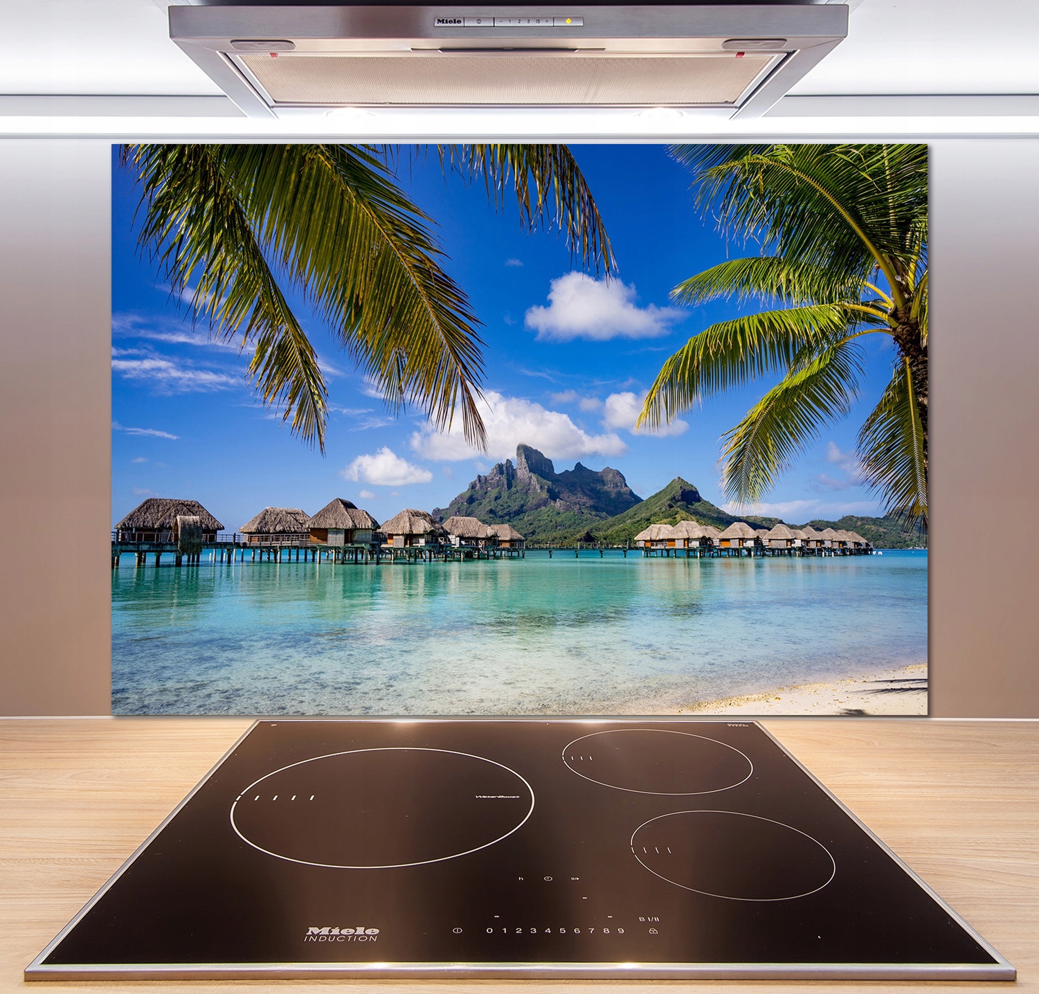 

Panel do kuchni Palmy na Bora Bora 100x70 + Klej