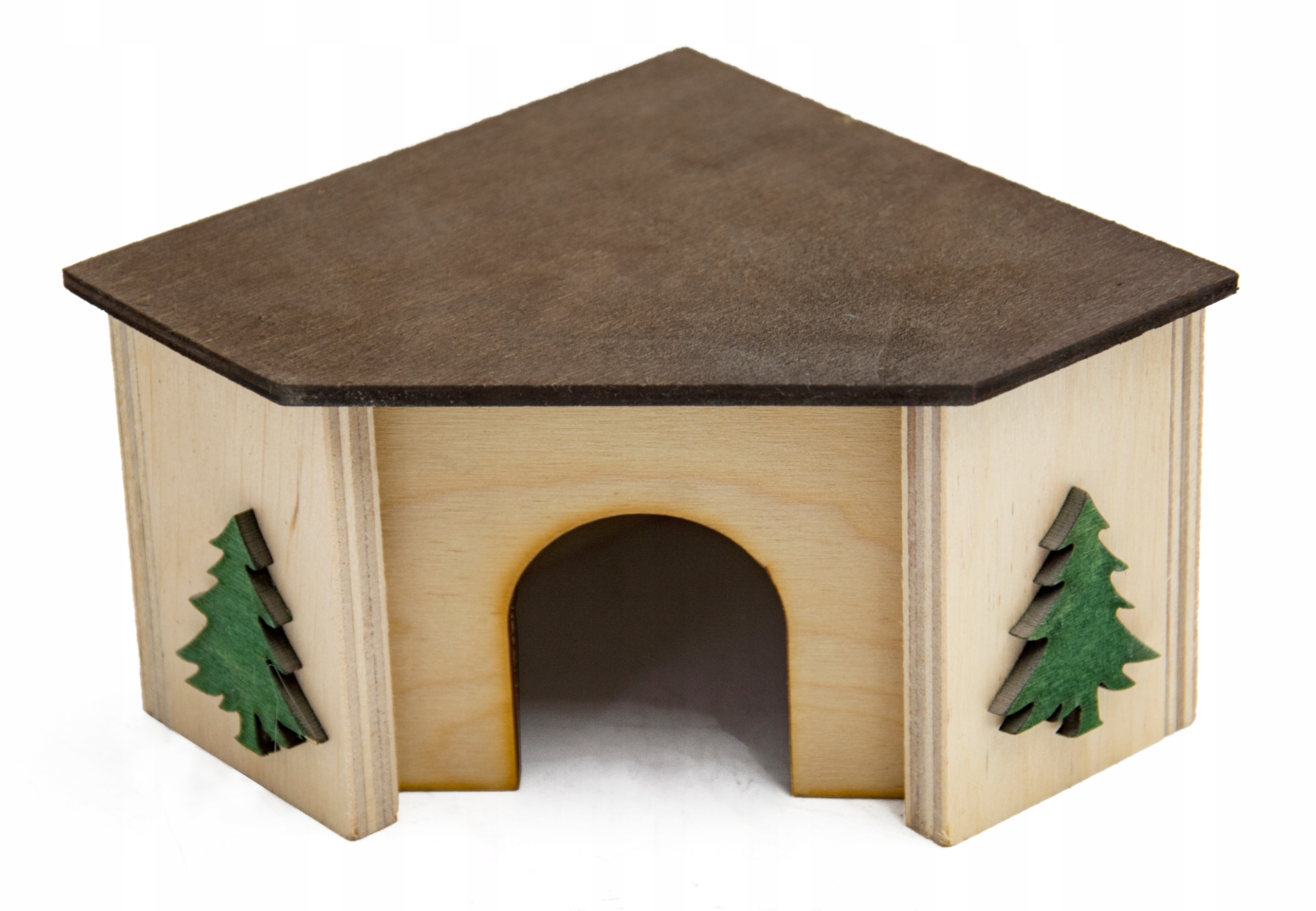 DREWNIANY DOMEK KLATKA DLA CHOMIKA MYSZY GRYZONIA Marka Pinokio