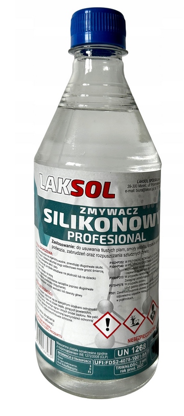 

Laksol Zmywacz Silikonowy 0,5L