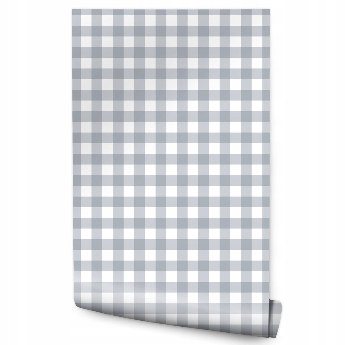 

Tapeta Szaro-Biała Kratka Minimalistyczny Wzór