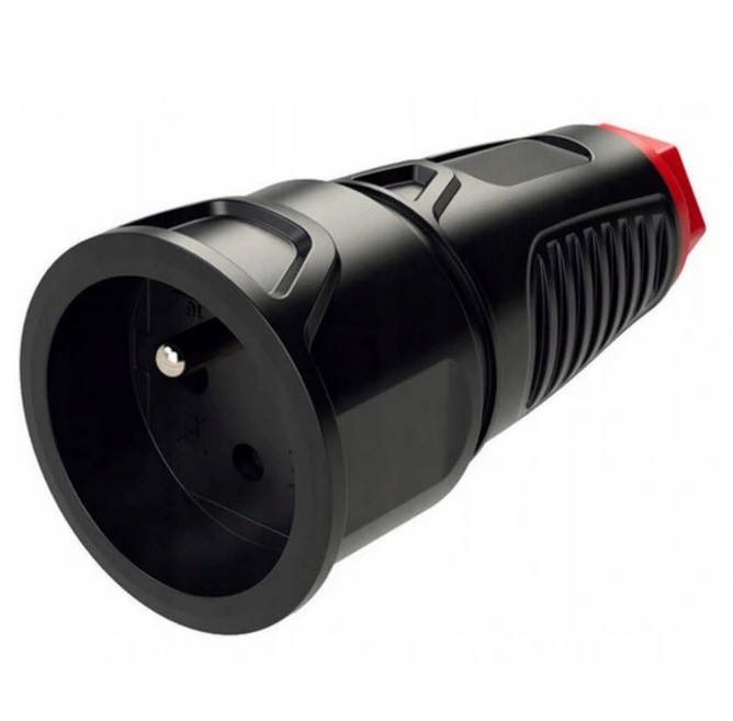 

Pce Gniazdo gumowe 230V 2P+Z IP20 2410-srw Taurus2