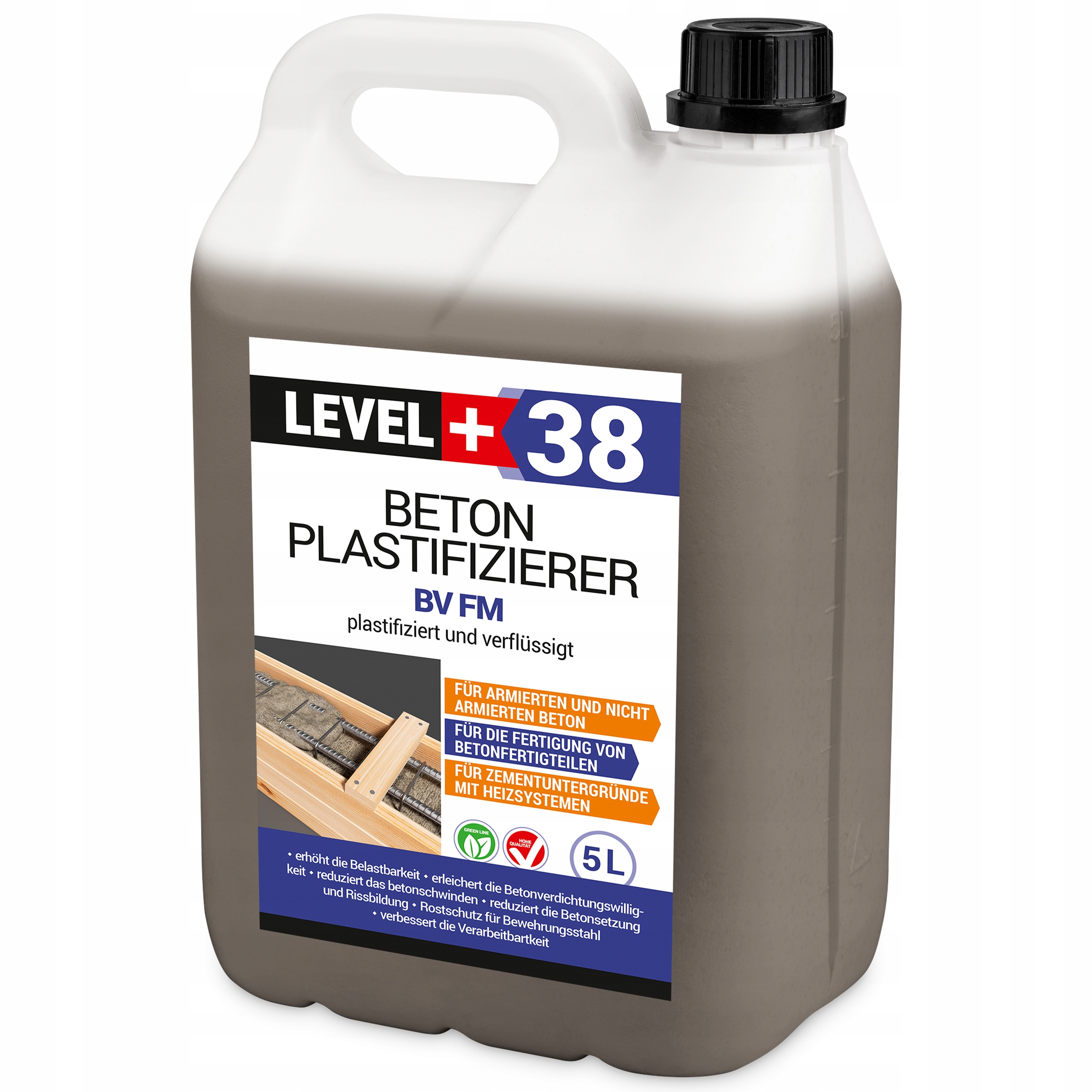 

Plastyfikator do Betonu 5L Domieszka Level+38