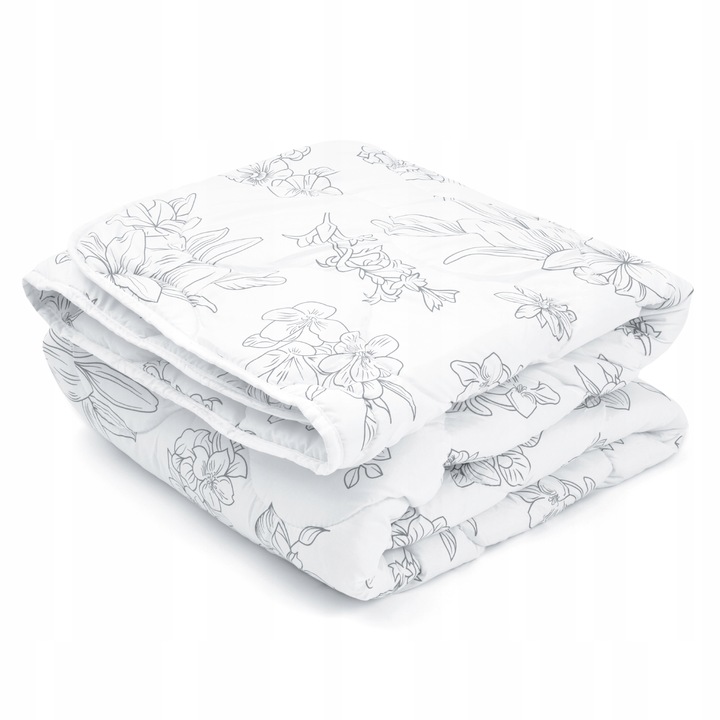 Kołdra 220X200 cm całoroczna antyalergiczna wzór pikowana można prać