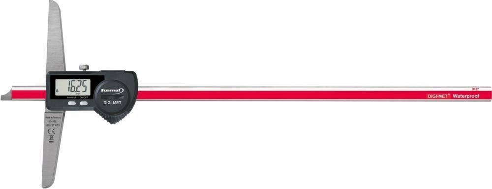 Glebokosciomierz cyfrowy, 300mm FORMAT