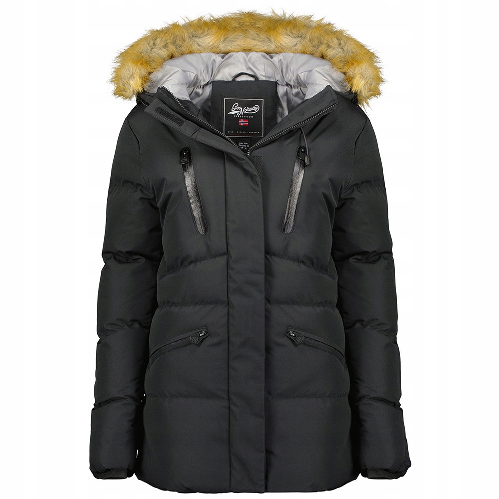 Geographical Norway bunda dámska Crown Black Lady 054 S černá