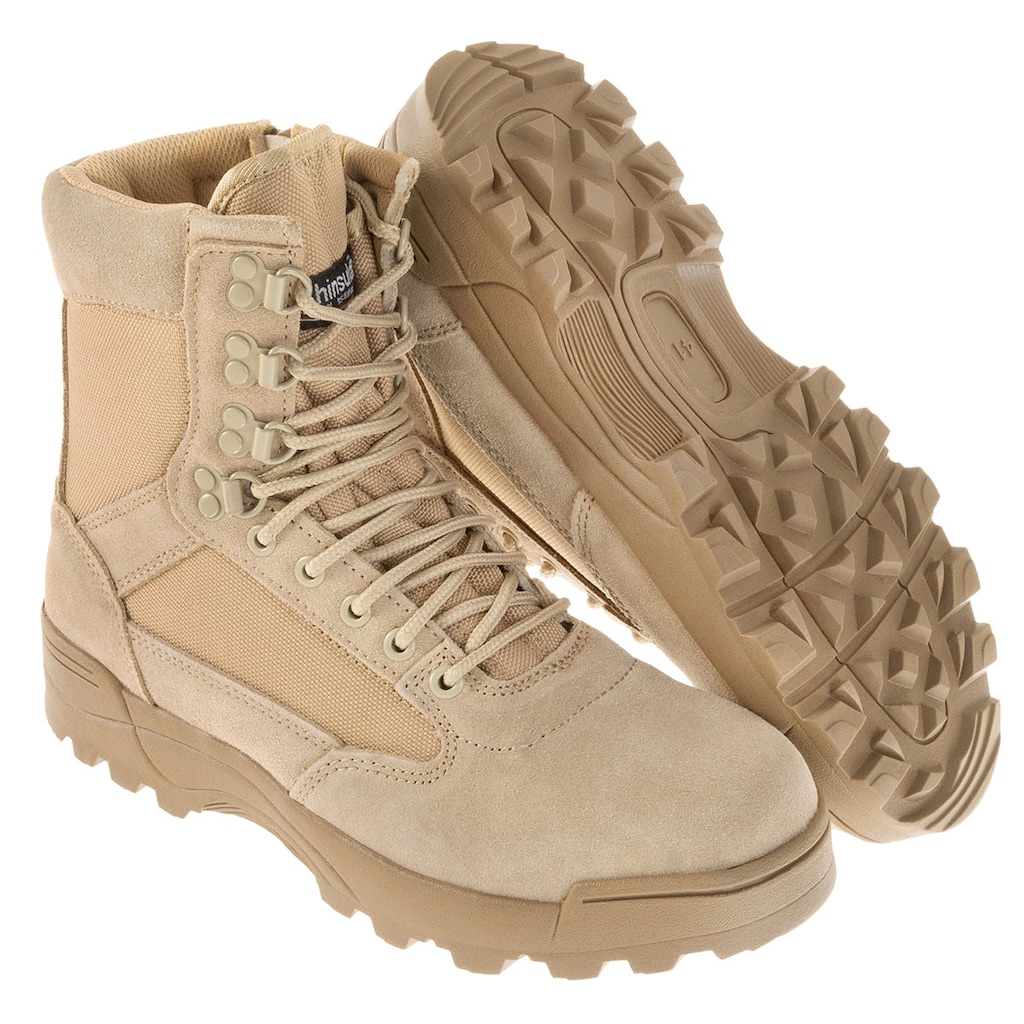 Buty wojskowe taktyczne Brandit Tactical Zipper Boots Coyote 45