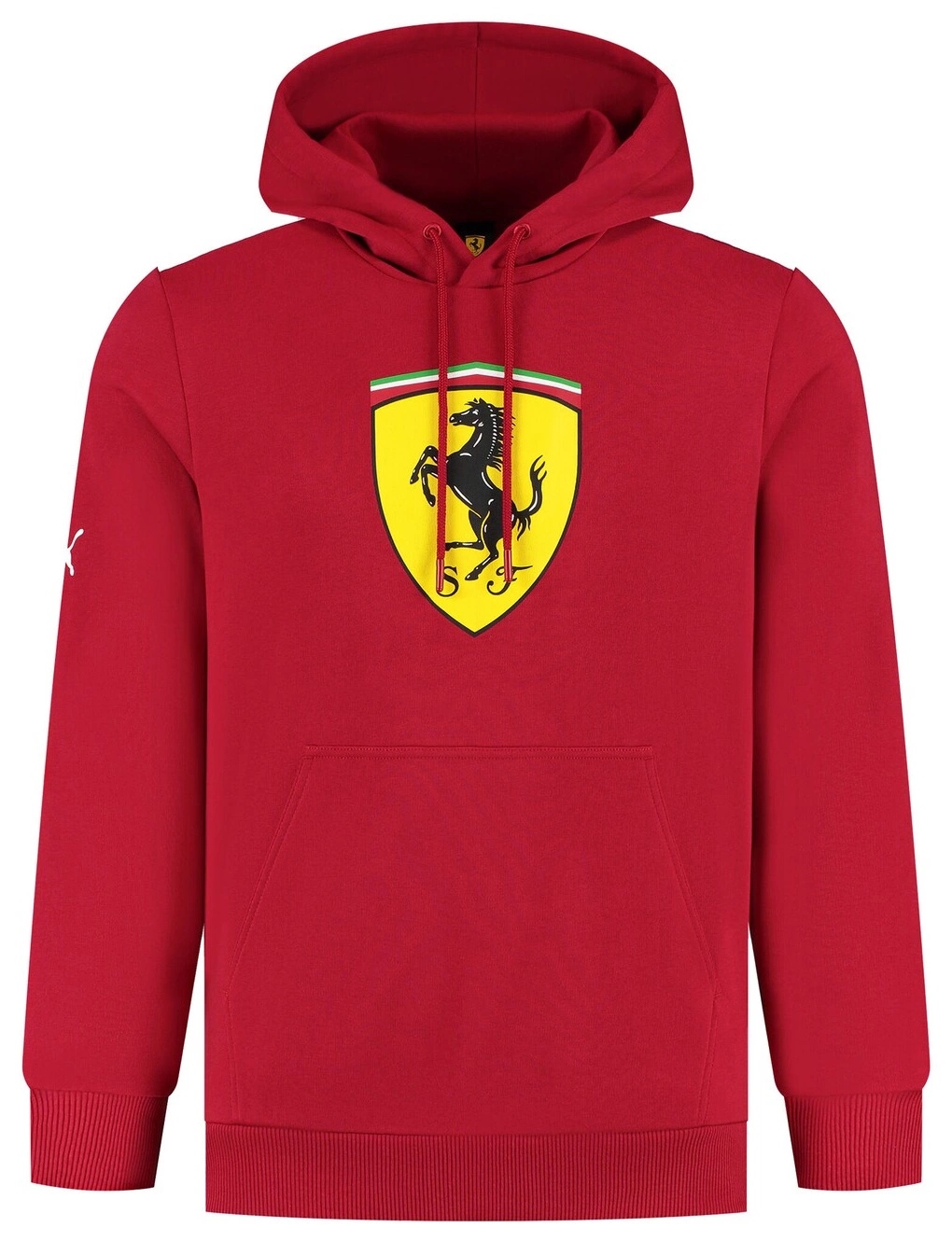 Mikina Scuderia Ferrari F1 Large Shield Hoodie Dark Cherry r.XXL