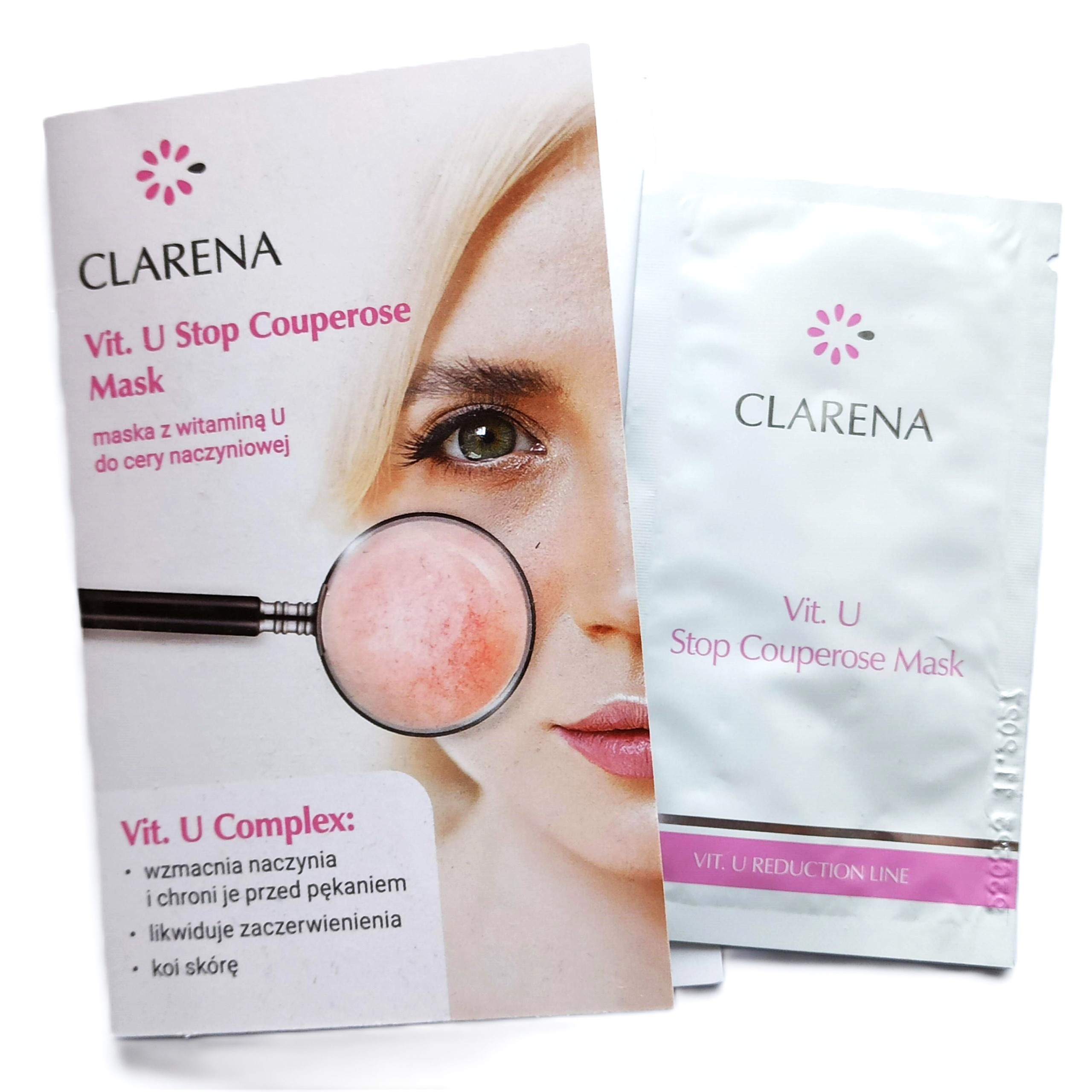 CLARENA Vit U Stop Couperose Mask na naczynka 5ml