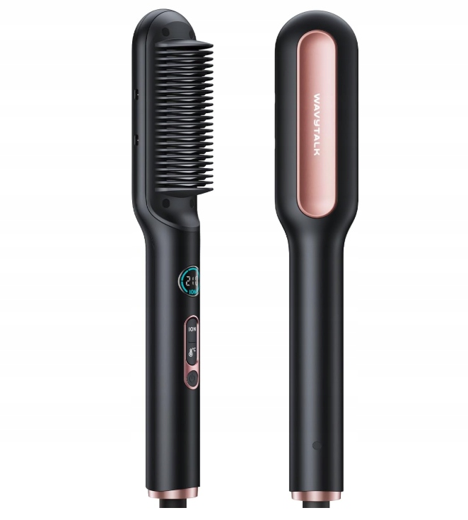 Wavytalk B376 Jonowa Prostownica I Szczotka 2w1 Led 100-240V