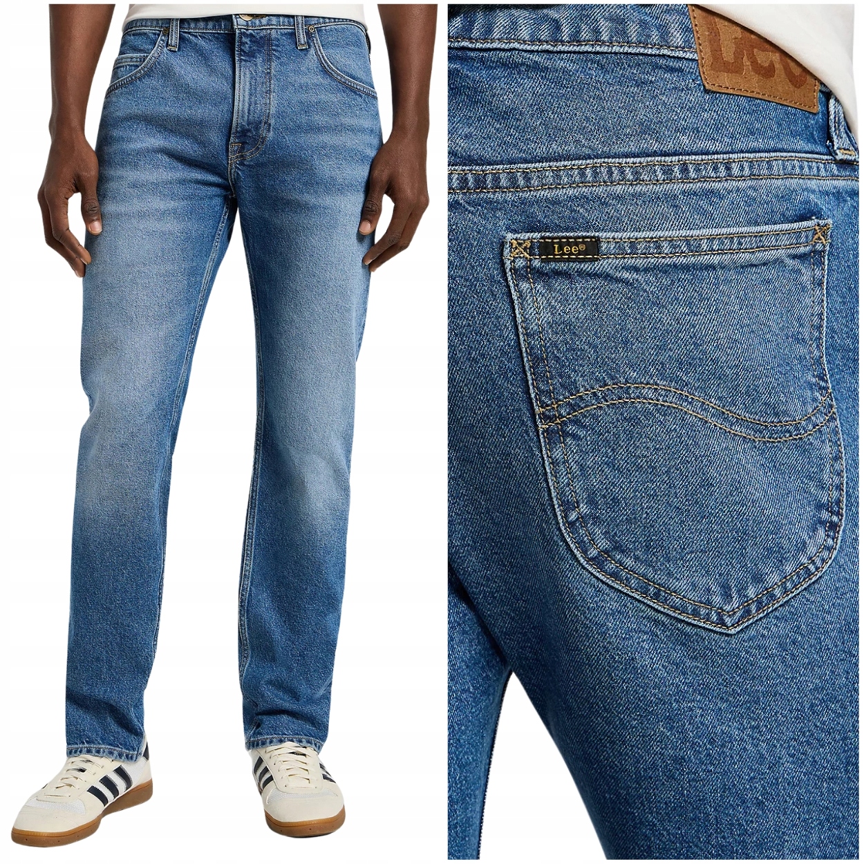 Lee Rider slim Groundwater DžINS lehce přiléhavé džínové kalhoty W36 L34