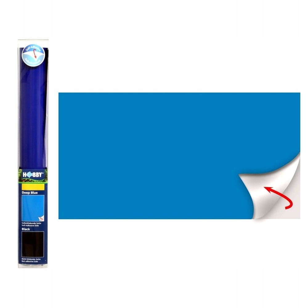 Samolepicí Pozadí Do Akvária Deep Blue Modré 100X50 CM