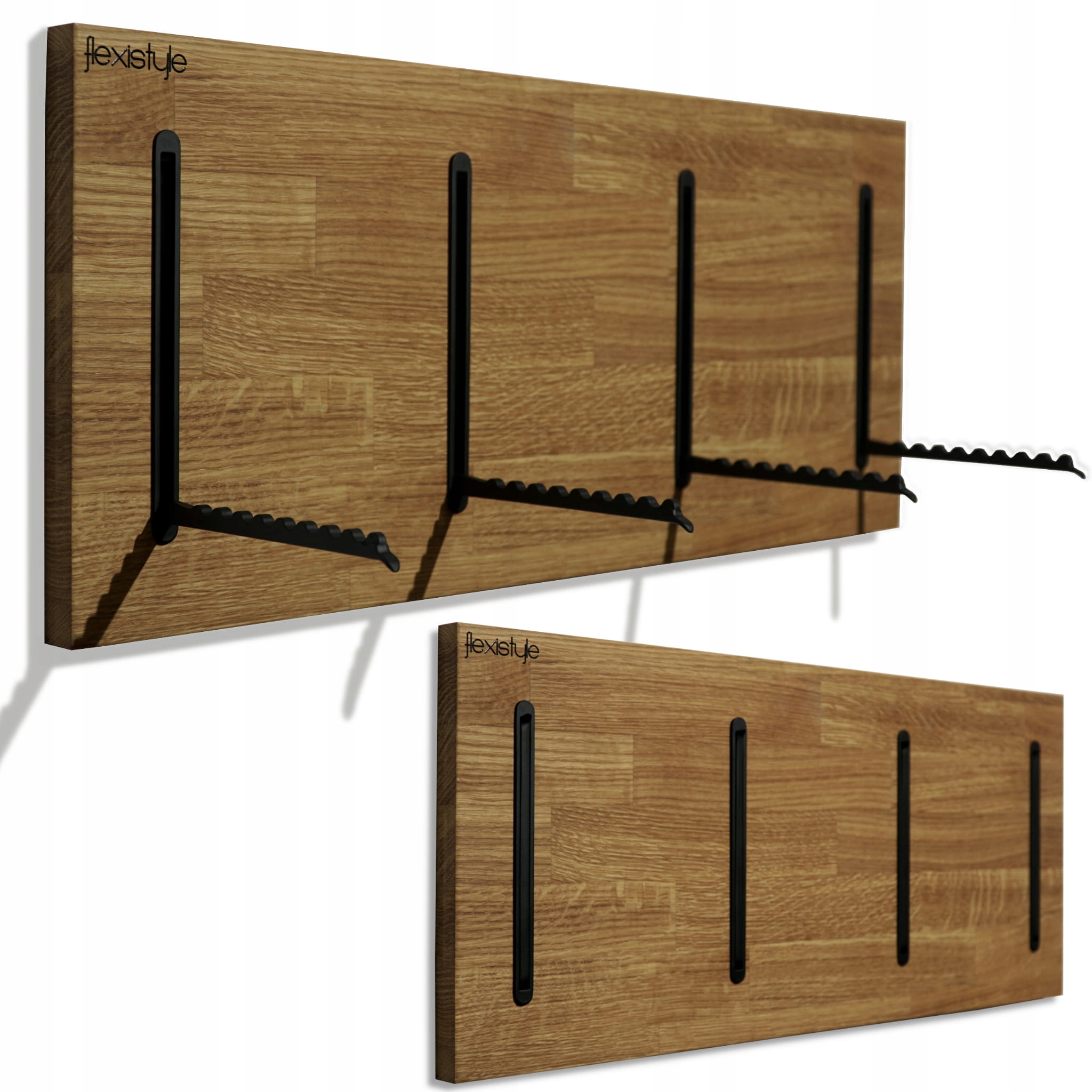 Nástěnný věšák na oblečení Dubový dřevěný 25x60 cm dubový do předsíně