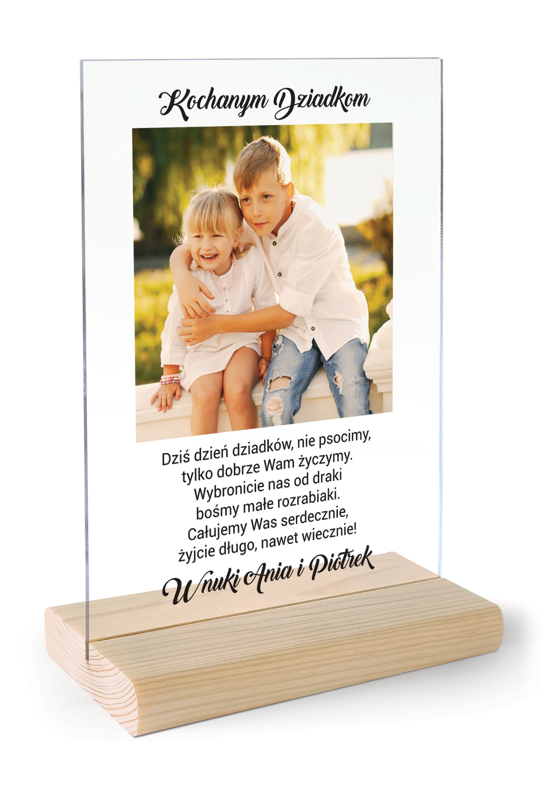 Prezent ramka na DZIEŃ BABCI I DZIADKA dla Dziadków pion Kod producenta FIL-AR