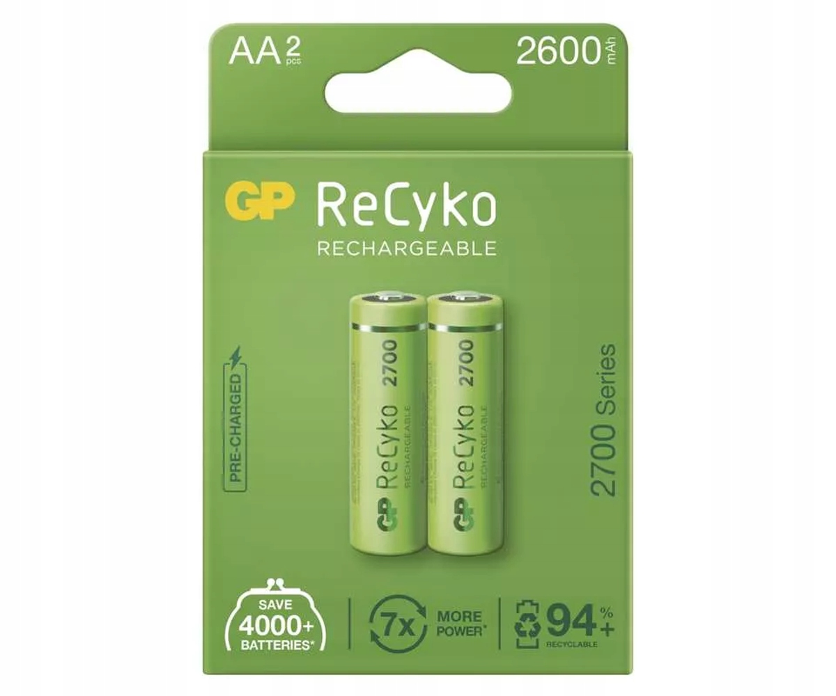 

Akumulator Gp Recyko+ New R6/AA 2700 Series 1,2V