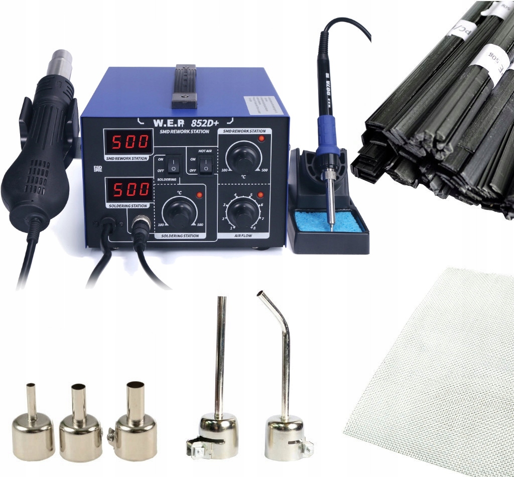 SPAWARKA PLASTIKU WEP 852D+ +5DYSZE SPOIWA SIATKA