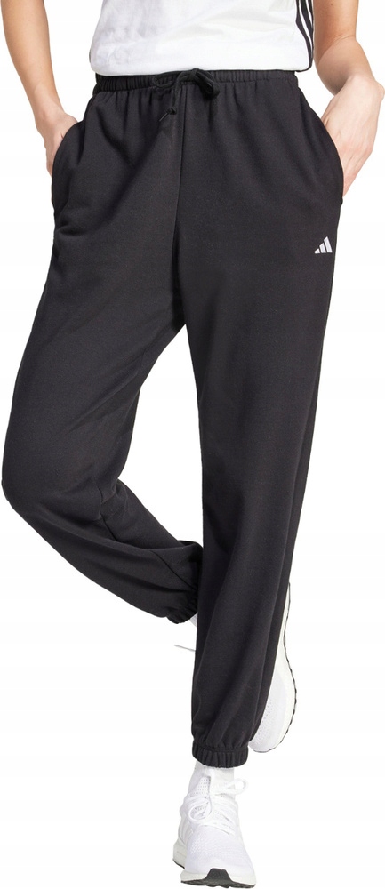 SPODNIE DAMSKIE ADIDAS ESSENTIALS SMALL LOGO FRENCH TERRY CUFFED CZAR