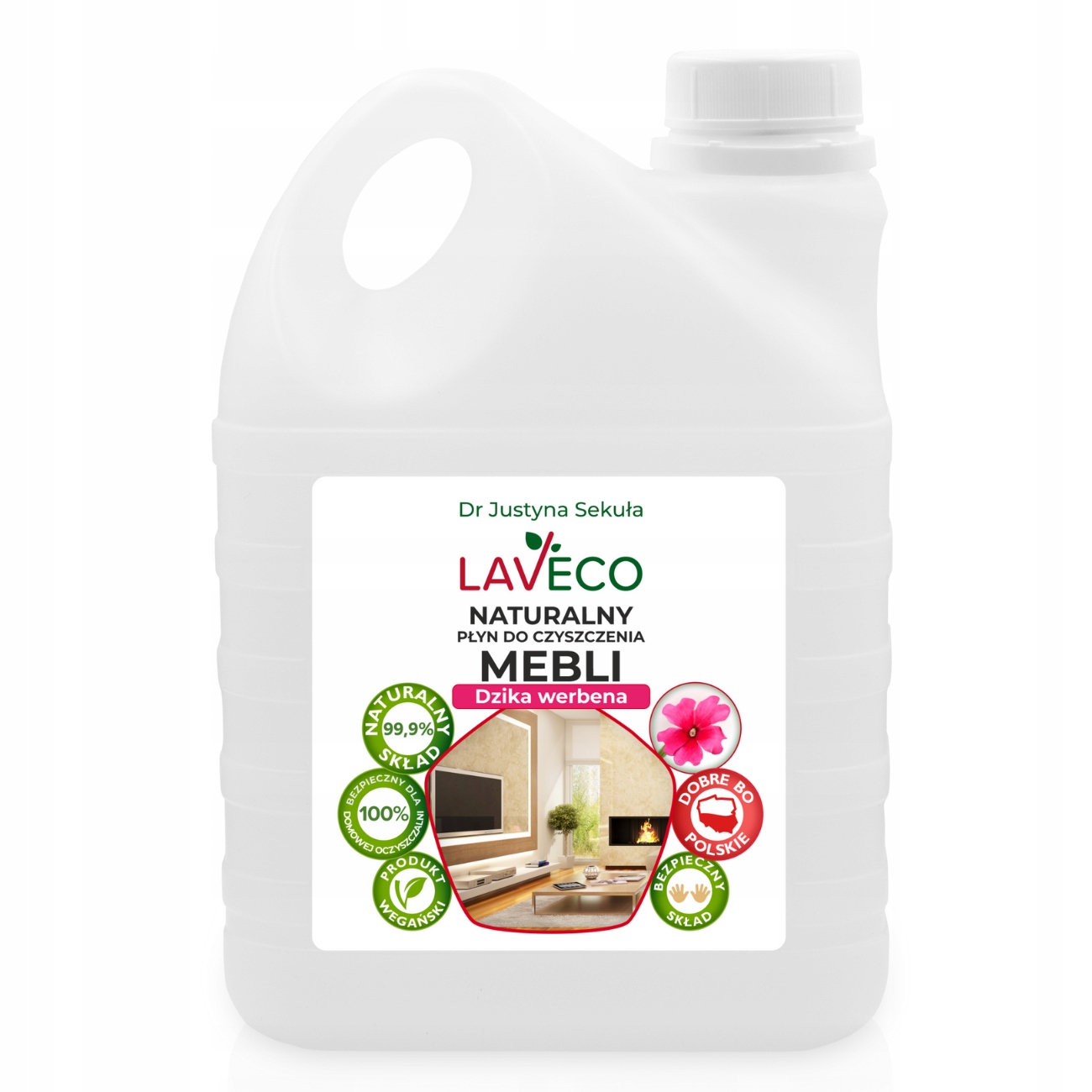 Levně Přírodní prostředek na nábytek divoká verbena Laveco 2 l