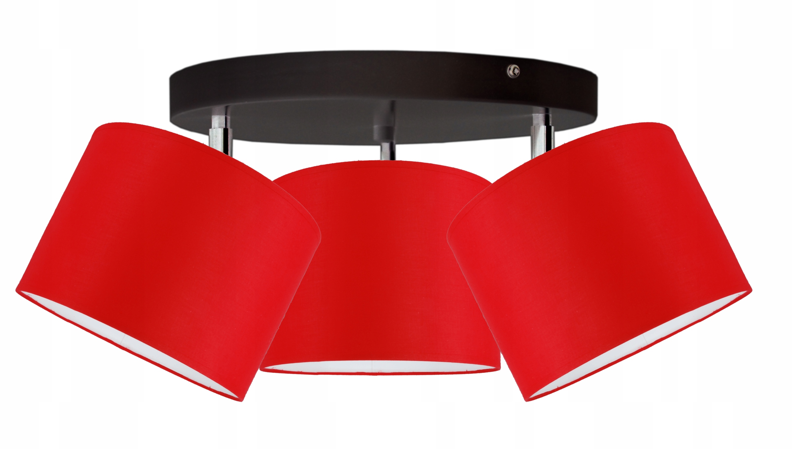 Moderní závěsná stropní lampa stropní svítidlo s módním stínítkem 20 cm, červená, Led